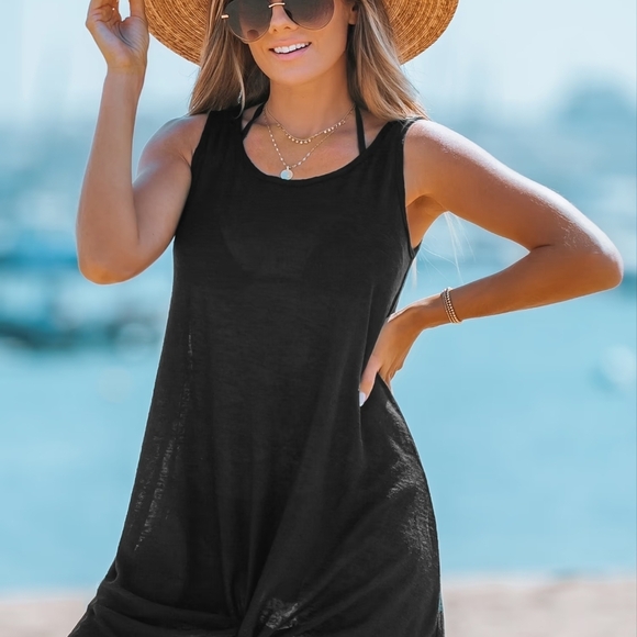 Cupshe Other - Black Women's Swim Cover-Up
